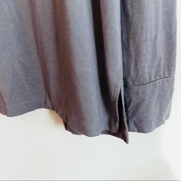 J. Crew 365 Gray Waterfall Open Front Lightweight Cardigan Medium Women’s - Picture 6 of 11